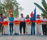 KHÁNH THÀNH CẦU ĐƯỜNG GẠO - Nối liền hai xã Bình Tấn và Gáo Giồng của huyện Thanh Bình và huyện Cao Lãnh, tỉnh Đồng Tháp.