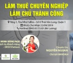 TALKSHOW MANDALA CAFÉ 09/2019: “LÀM THUÊ CHUYÊN NGHIỆP & LÀM CHỦ THÀNH CÔNG”